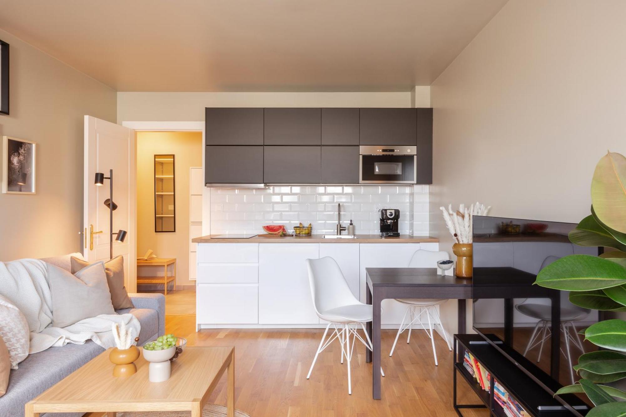 Turnkey I Angelo Roma Apartments Praag Kamer foto