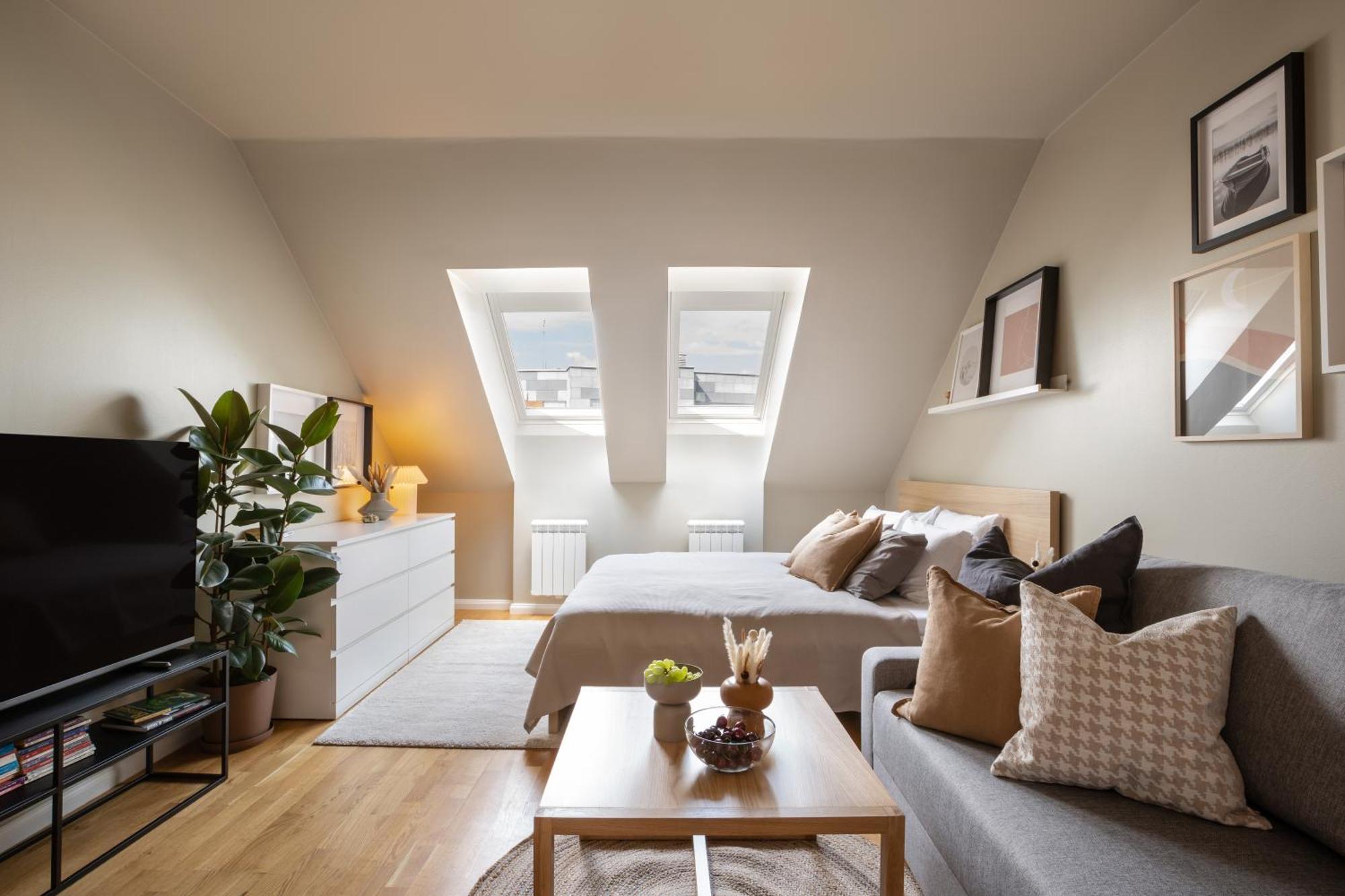 Turnkey I Angelo Roma Apartments Praag Kamer foto