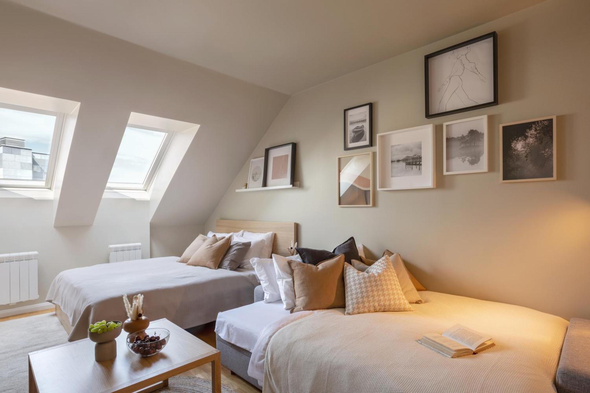 Turnkey I Angelo Roma Apartments Praag Kamer foto