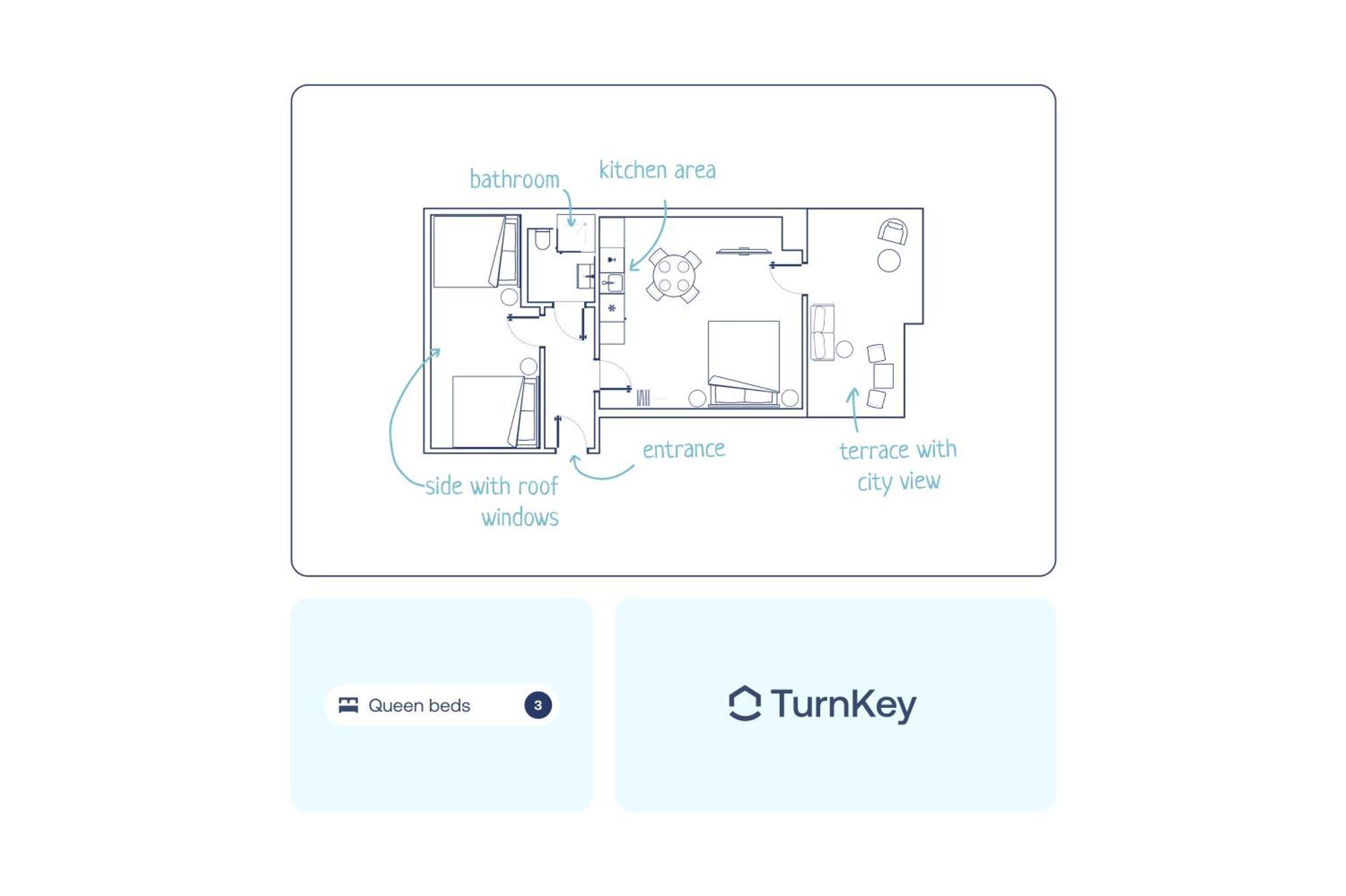 Turnkey I Angelo Roma Apartments Praag Kamer foto